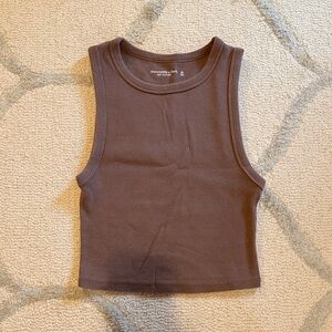 Abercrombie Cropped Ribbed Tank